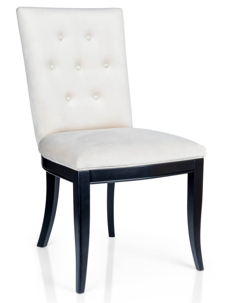 krzesło tapicerowane glamour clarisa